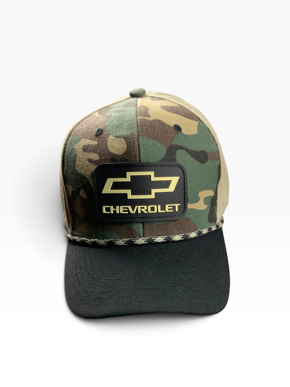 Chevrolet Camo Rope Hat H3 Headwear GM Licensed Snapback Cap NWOT Chevy